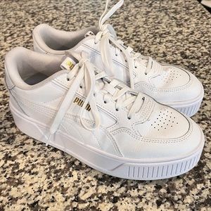 Puma Karmen Rebelle Platform Sneaker - White